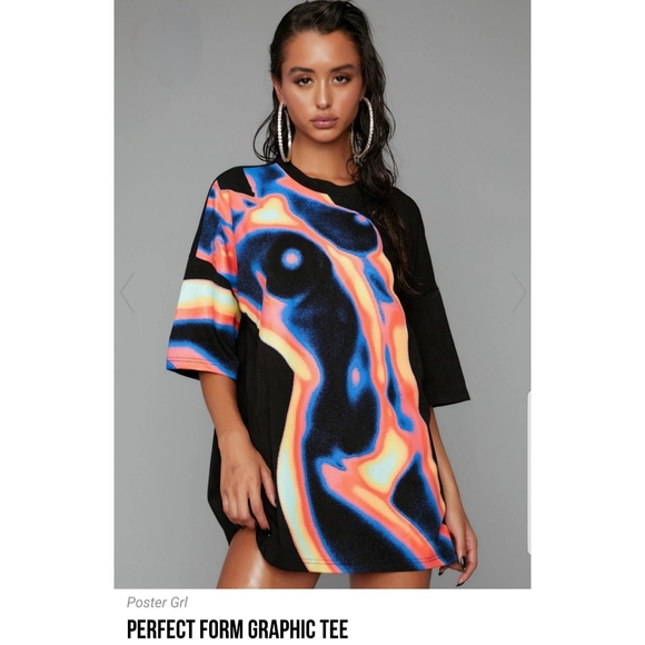 ***ISO***DOLLSKILL "Perfect Form Graphic Tee" - Picture 2 of 3